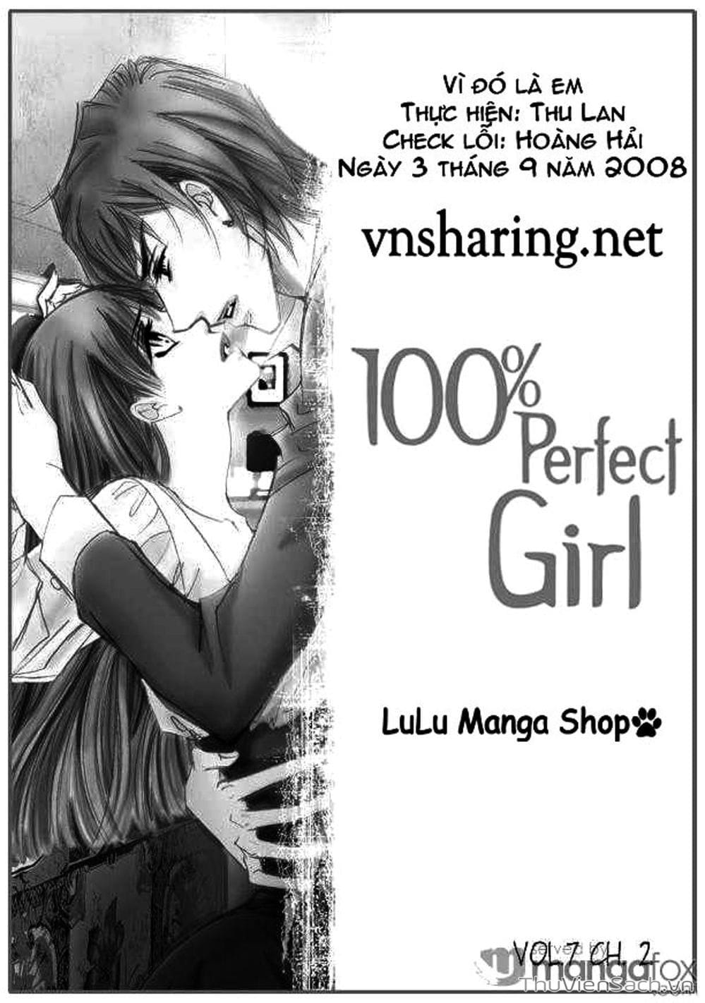 Truyện Tranh Cô Gái Hoàn Hảo - 100% Perfect Girl trang 4