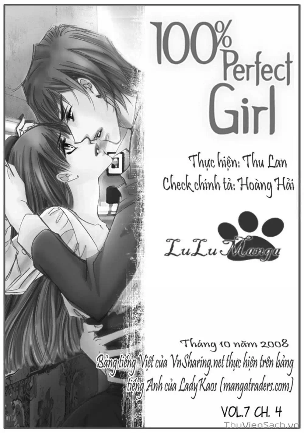 Truyện Tranh Cô Gái Hoàn Hảo - 100% Perfect Girl trang 4