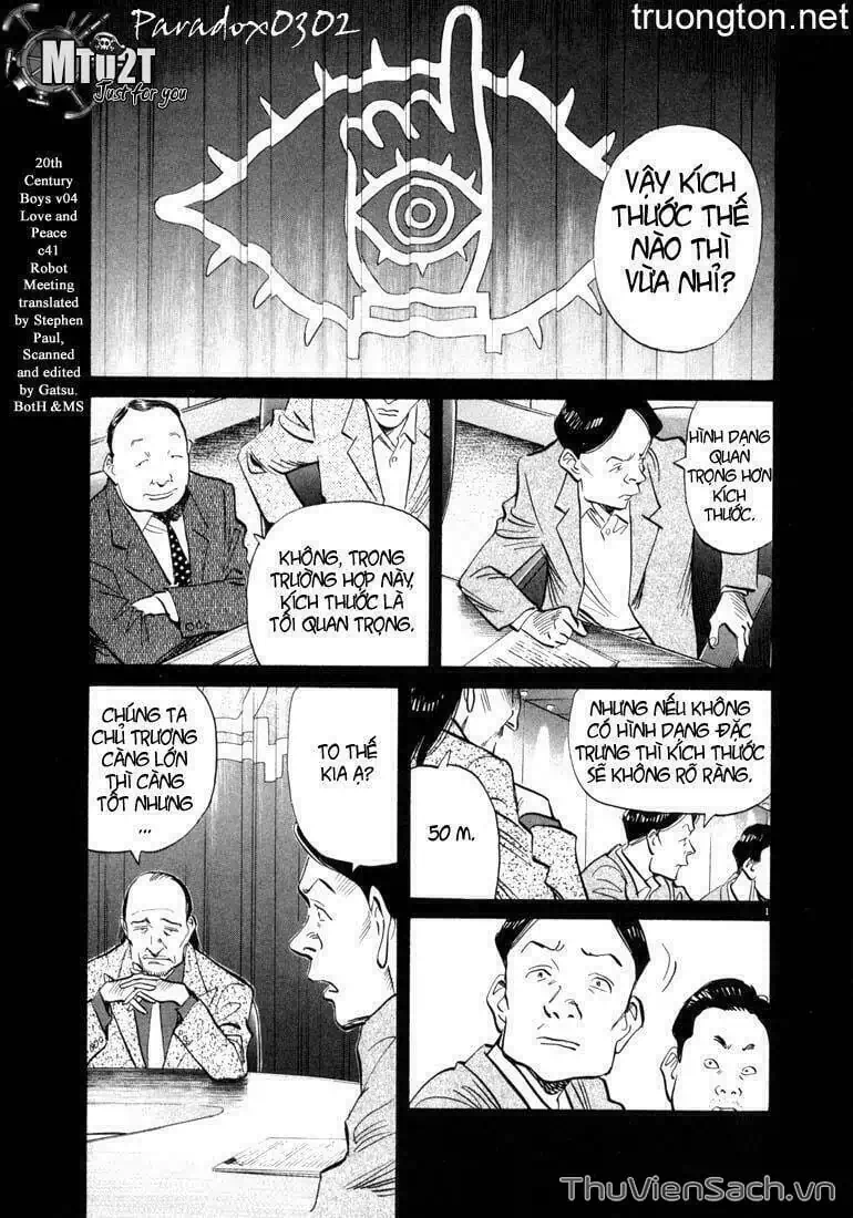 Truyện Tranh Những Chàng Trai Thế Kỉ 20 - 20Th Century Boys trang 2