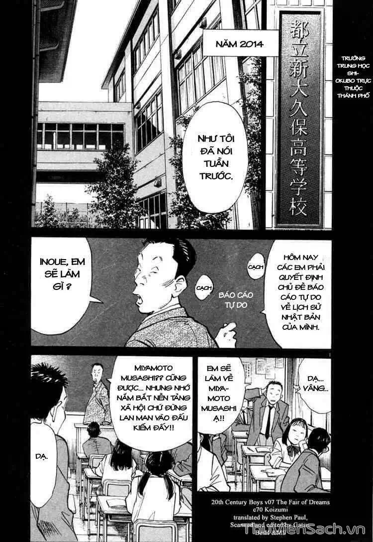 Truyện Tranh Những Chàng Trai Thế Kỉ 20 - 20Th Century Boys trang 2