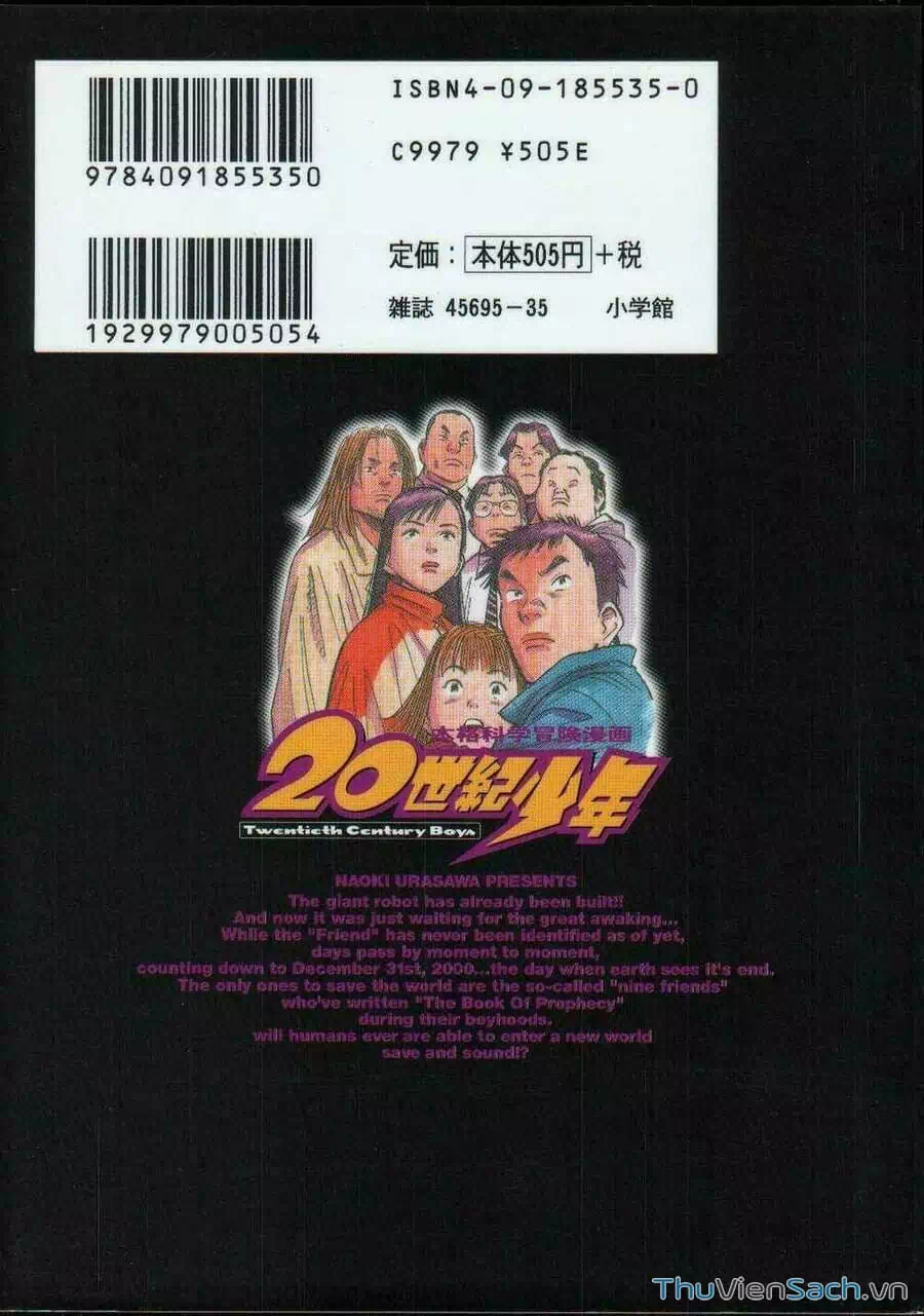 Truyện Tranh Những Chàng Trai Thế Kỉ 20 - 20Th Century Boys trang 2