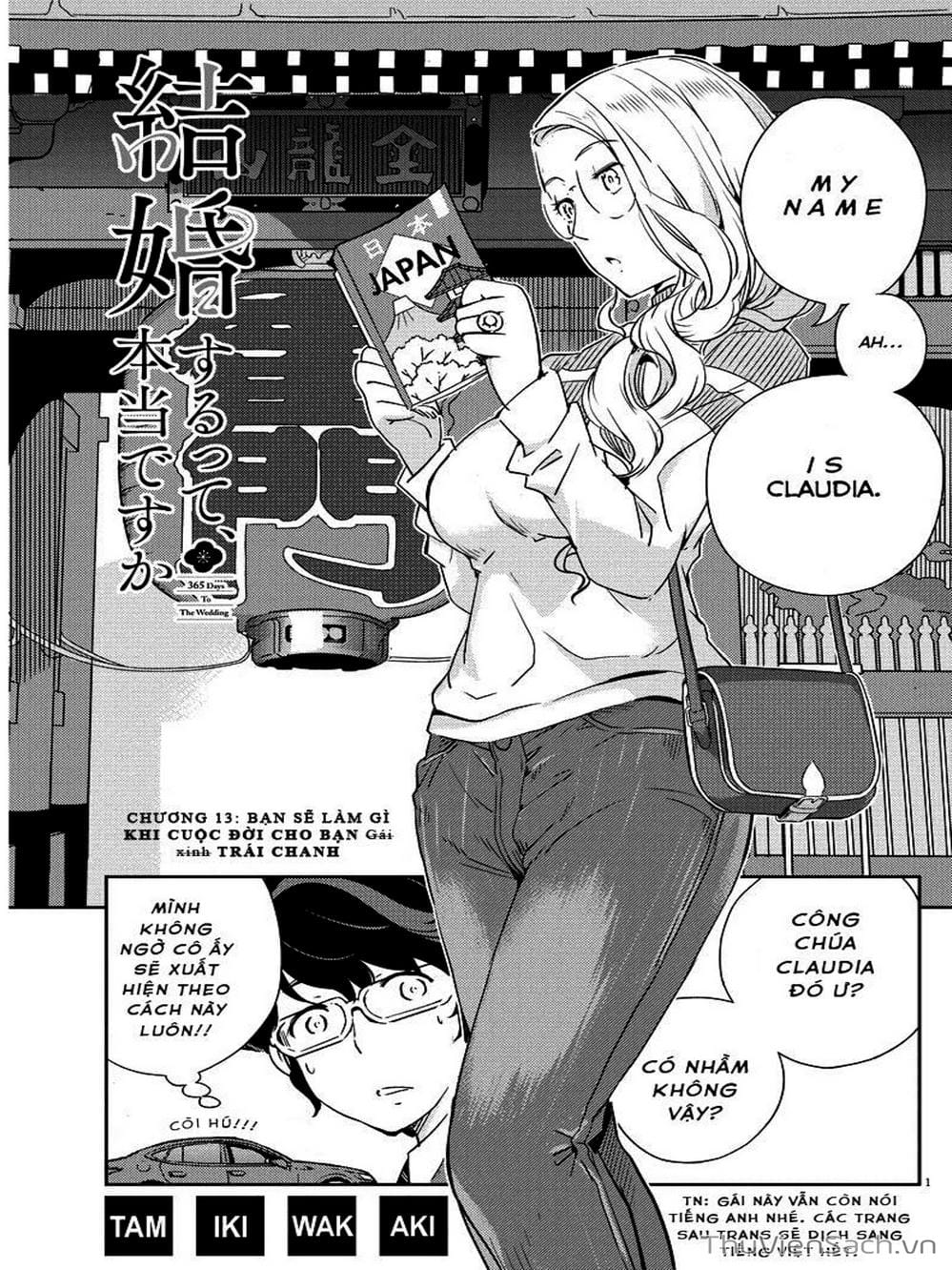 Truyện Tranh Chúng Ta Sẽ Kết Hôn Thật Sao? - 365 Days To The Wedding trang 3