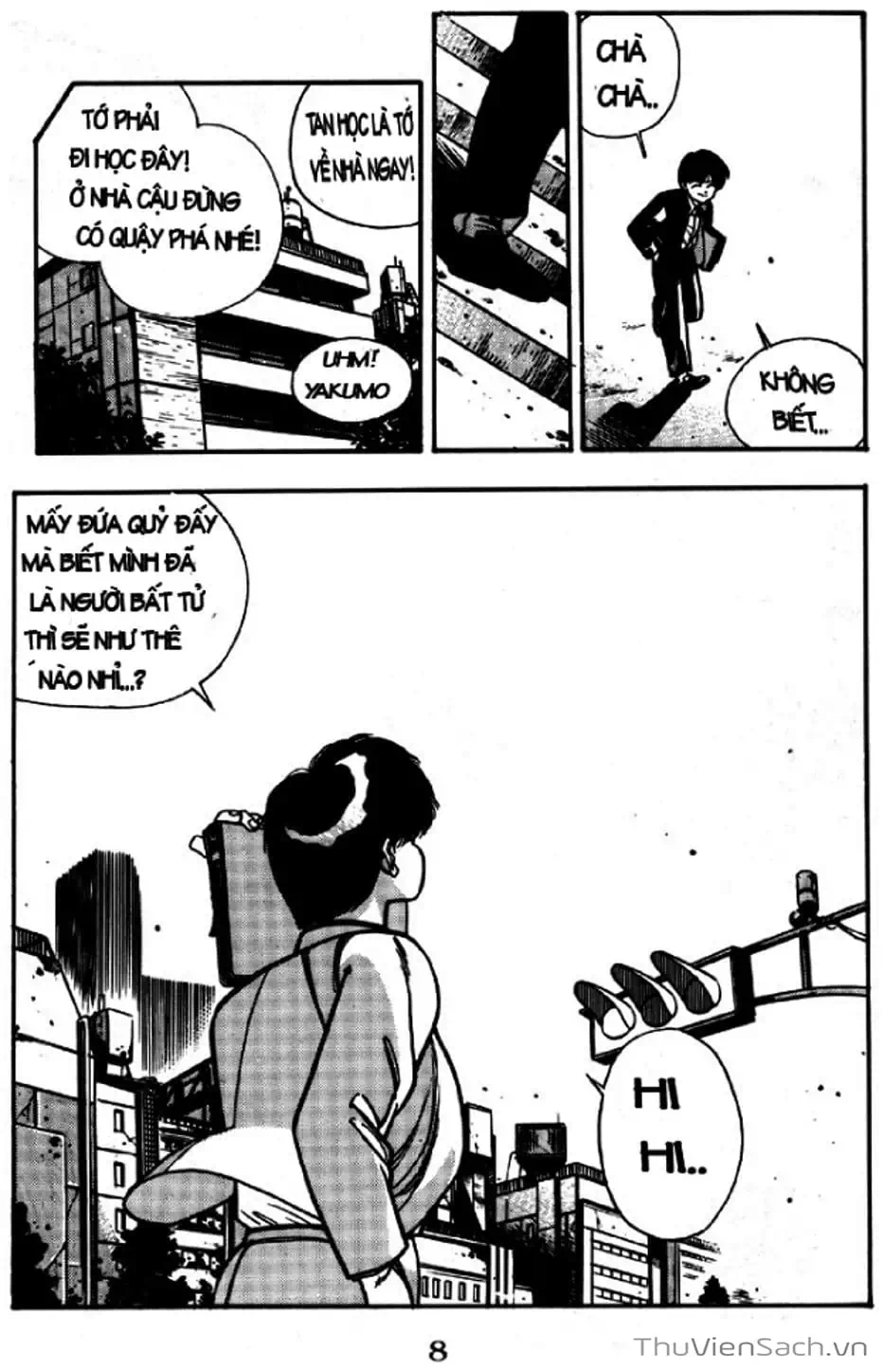 Truyện Tranh Cô Bé Ba Mắt - 3X3 Eyes trang 6