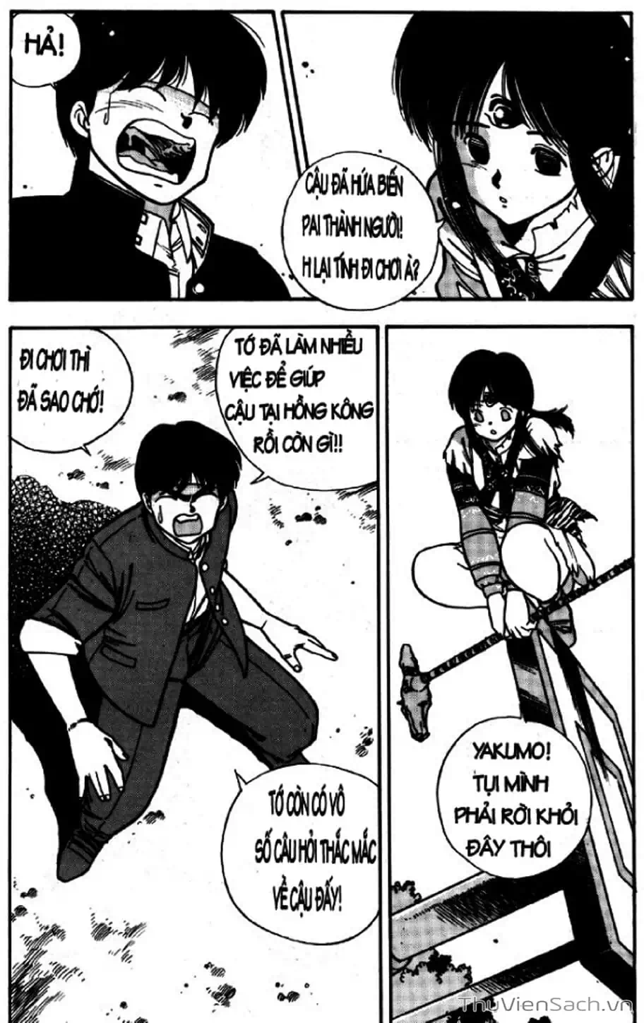 Truyện Tranh Cô Bé Ba Mắt - 3X3 Eyes trang 6