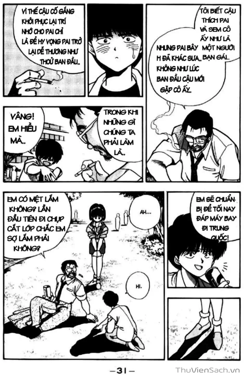 Truyện Tranh Cô Bé Ba Mắt - 3X3 Eyes trang 6