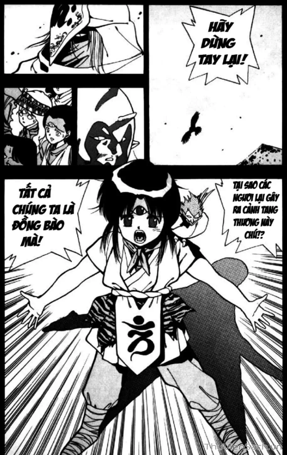 Truyện Tranh Cô Bé Ba Mắt - 3X3 Eyes trang 6