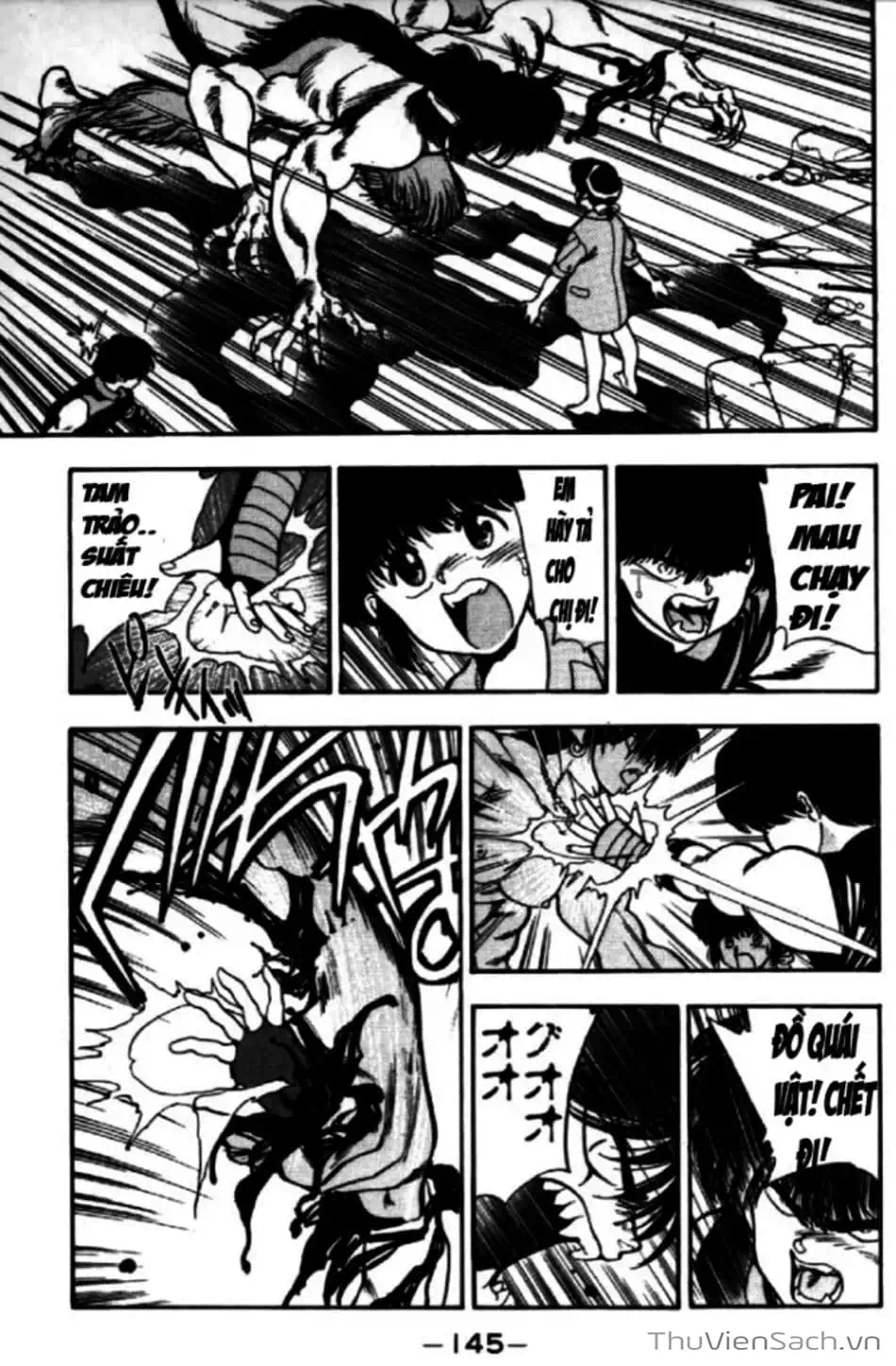 Truyện Tranh Cô Bé Ba Mắt - 3X3 Eyes trang 6