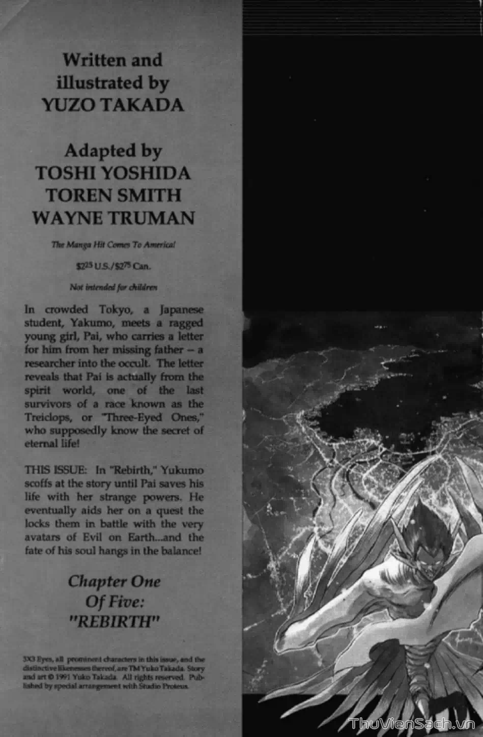 Truyện Tranh Cô Bé Ba Mắt - 3X3 Eyes trang 6