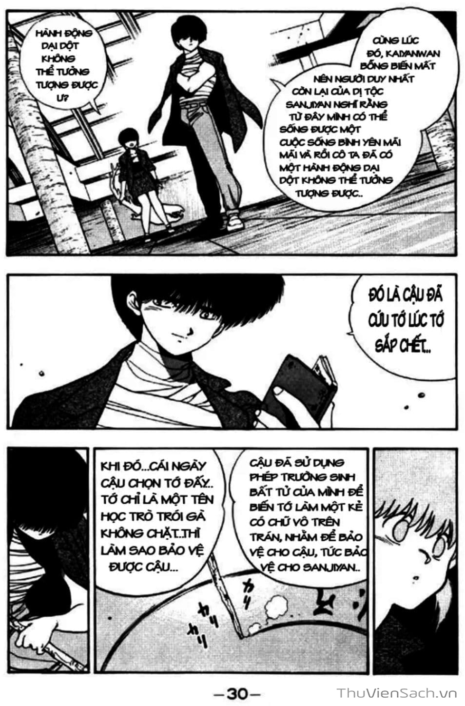 Truyện Tranh Cô Bé Ba Mắt - 3X3 Eyes trang 6