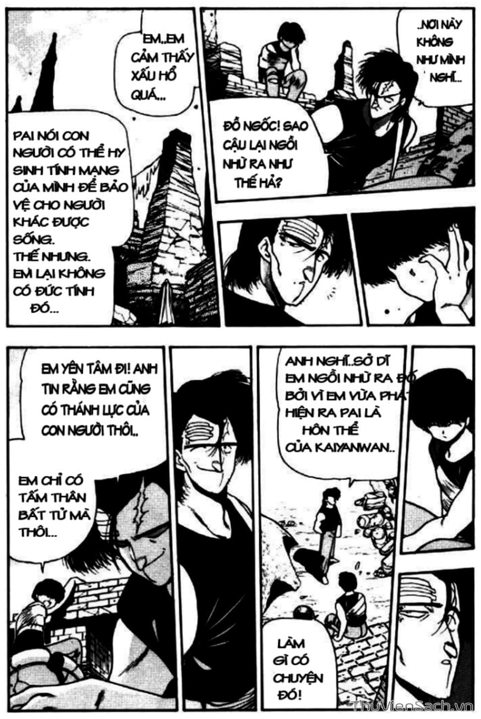 Truyện Tranh Cô Bé Ba Mắt - 3X3 Eyes trang 6