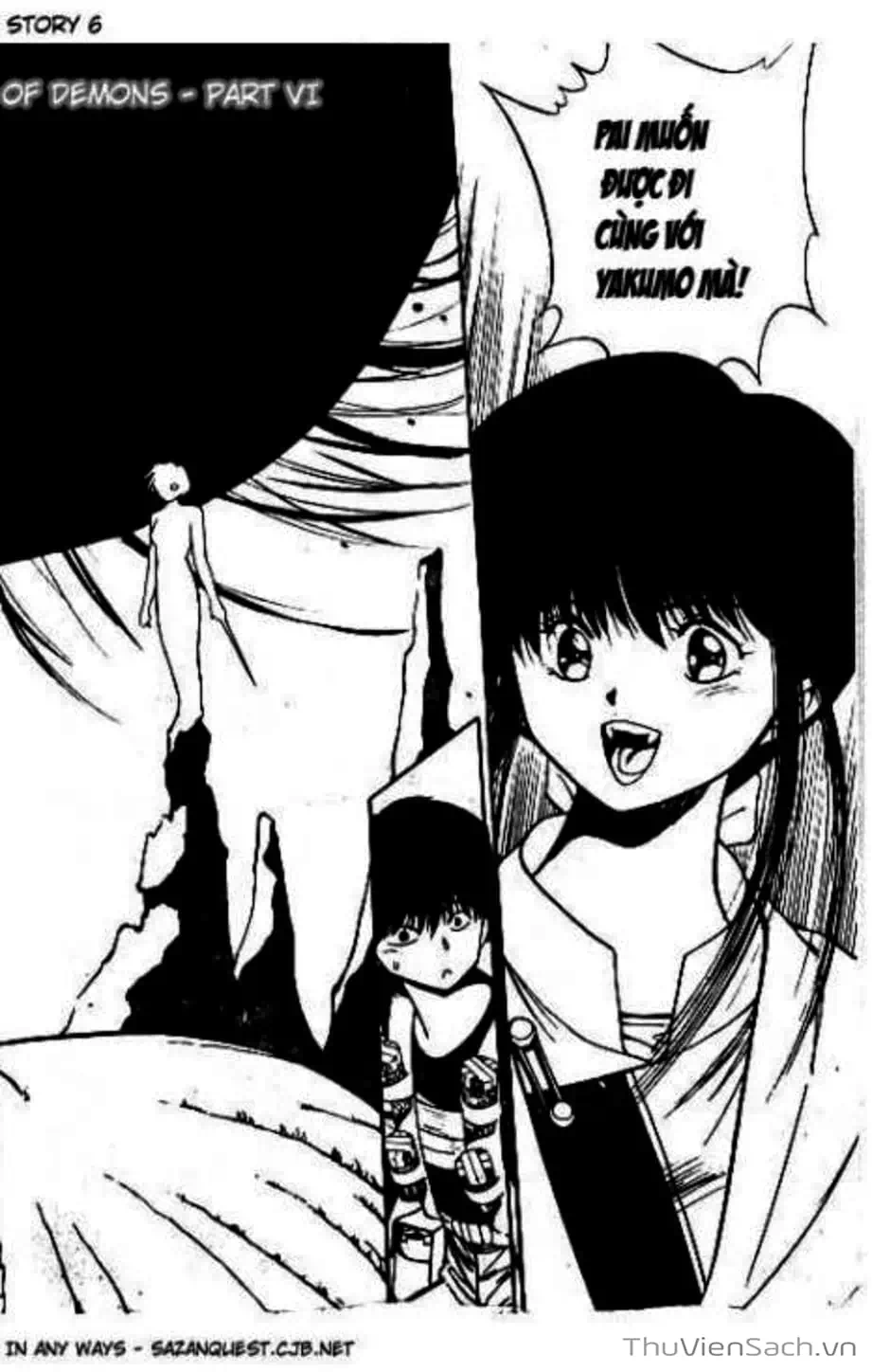 Truyện Tranh Cô Bé Ba Mắt - 3X3 Eyes trang 6