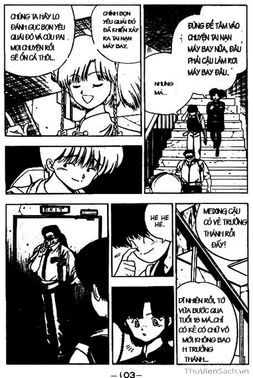 Truyện Tranh Cô Bé Ba Mắt - 3X3 Eyes trang 6