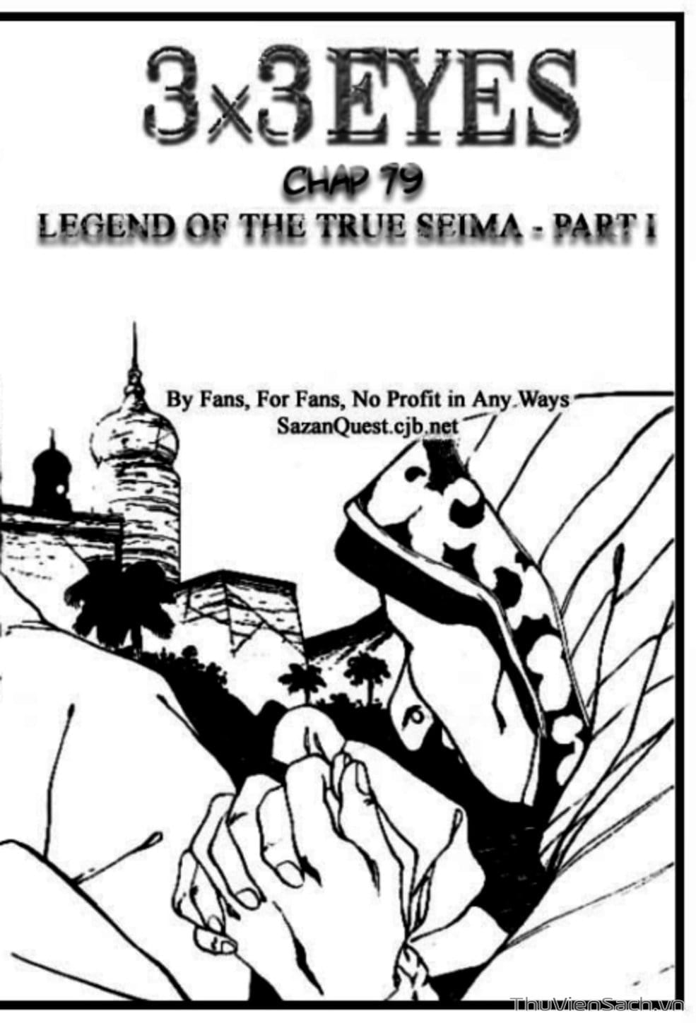 Truyện Tranh Cô Bé Ba Mắt - 3X3 Eyes trang 6