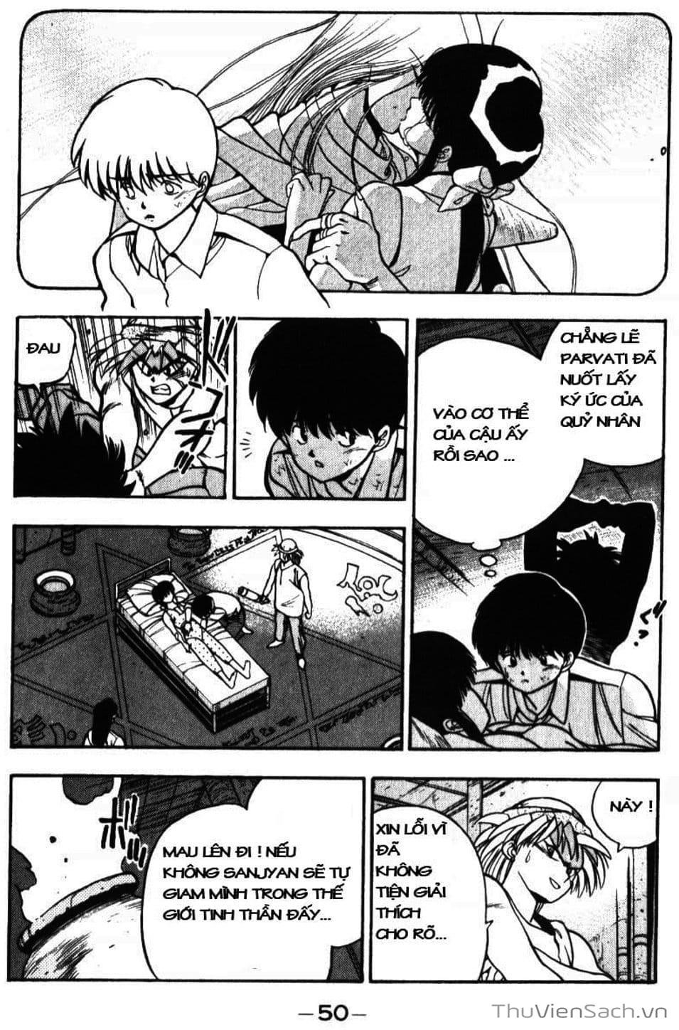 Truyện Tranh Cô Bé Ba Mắt - 3X3 Eyes trang 6