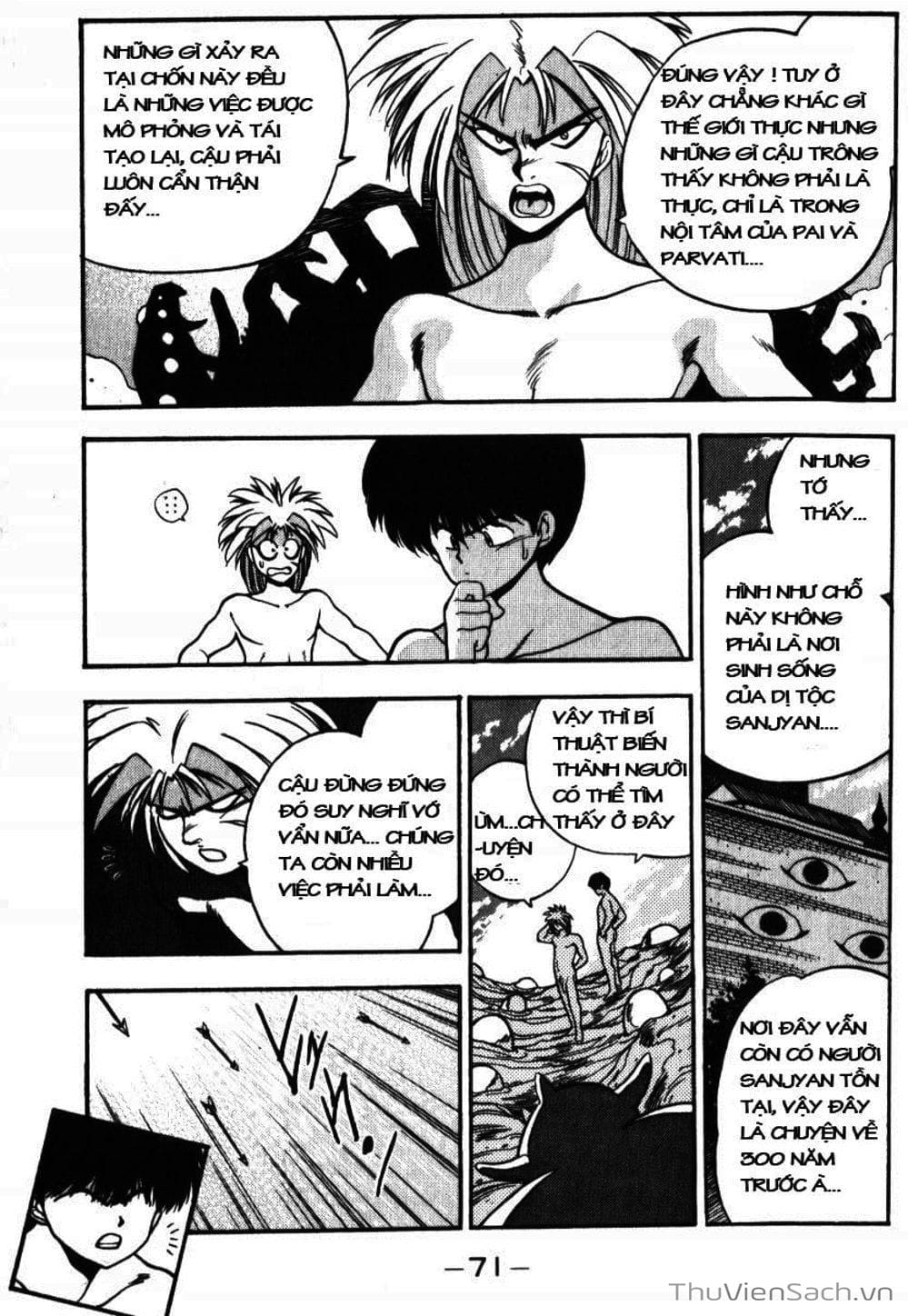 Truyện Tranh Cô Bé Ba Mắt - 3X3 Eyes trang 6