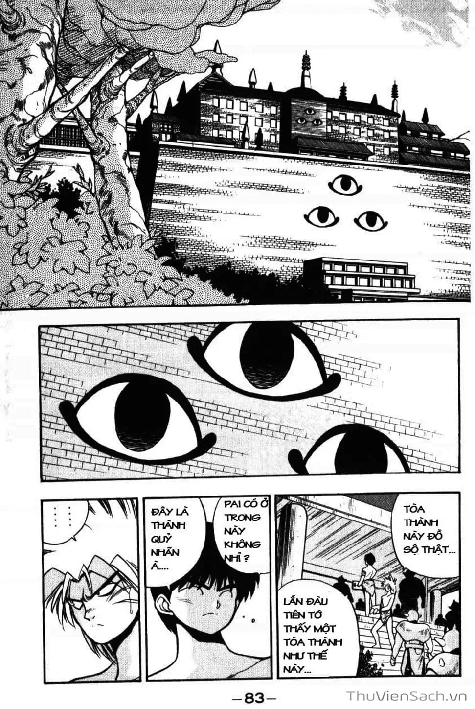 Truyện Tranh Cô Bé Ba Mắt - 3X3 Eyes trang 6
