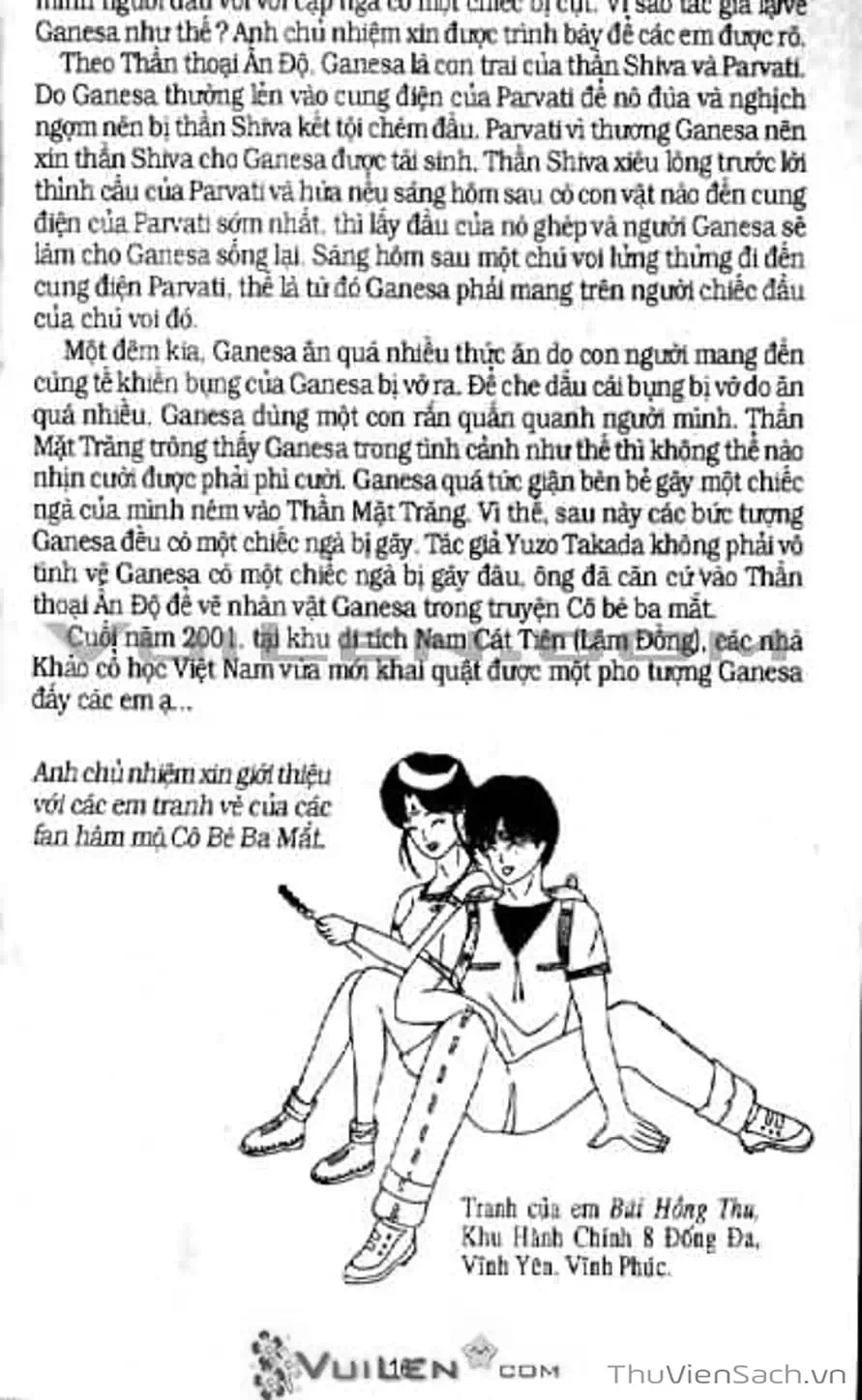 Truyện Tranh Cô Bé Ba Mắt - 3X3 Eyes trang 6