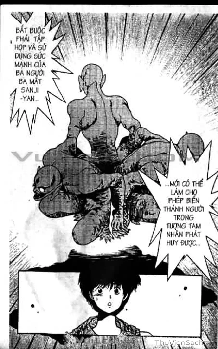 Truyện Tranh Cô Bé Ba Mắt - 3X3 Eyes trang 6