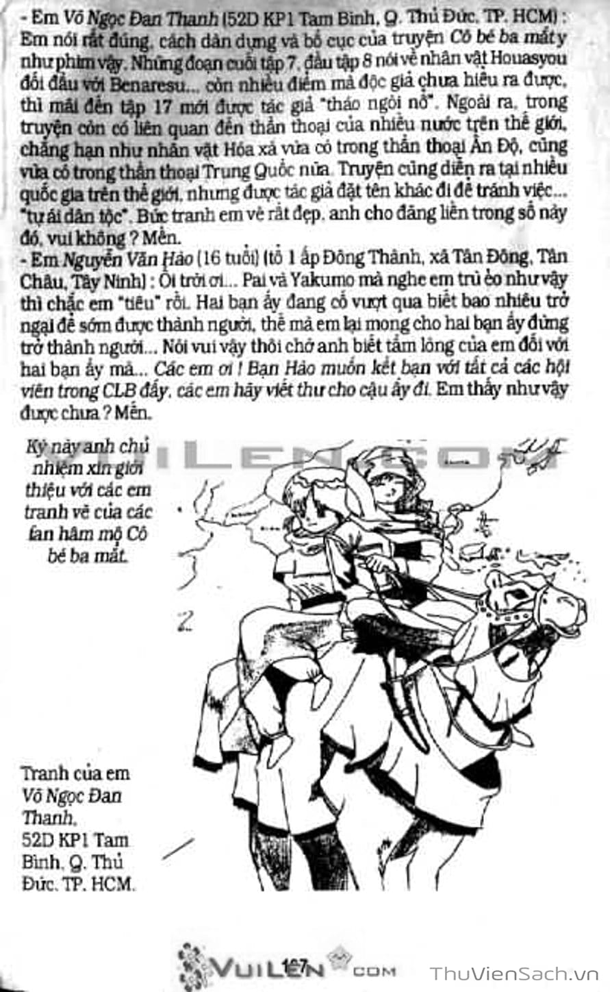 Truyện Tranh Cô Bé Ba Mắt - 3X3 Eyes trang 6