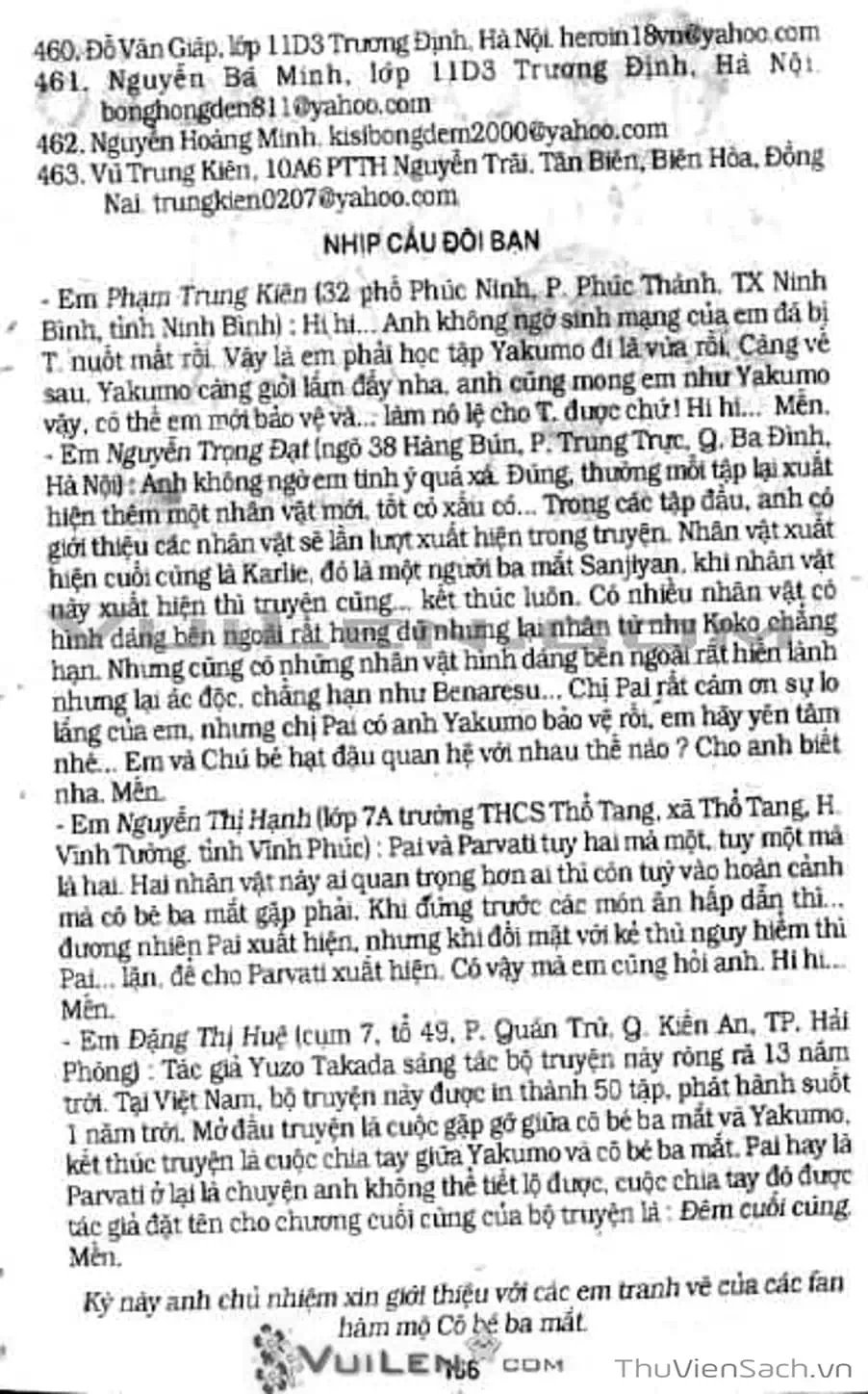 Truyện Tranh Cô Bé Ba Mắt - 3X3 Eyes trang 6