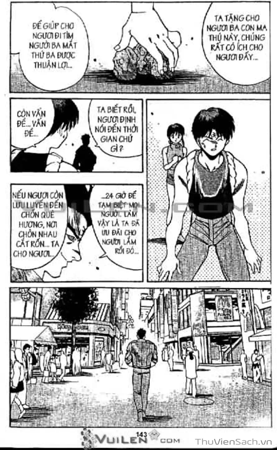 Truyện Tranh Cô Bé Ba Mắt - 3X3 Eyes trang 6