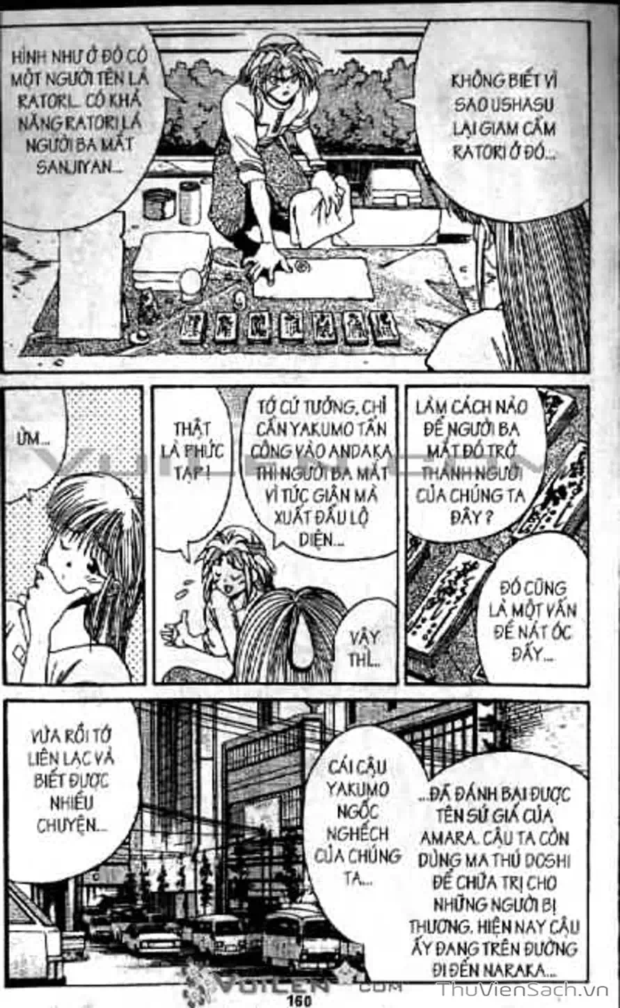 Truyện Tranh Cô Bé Ba Mắt - 3X3 Eyes trang 6