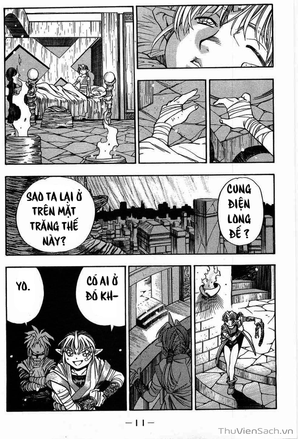 Truyện Tranh Cô Bé Ba Mắt - 3X3 Eyes trang 6