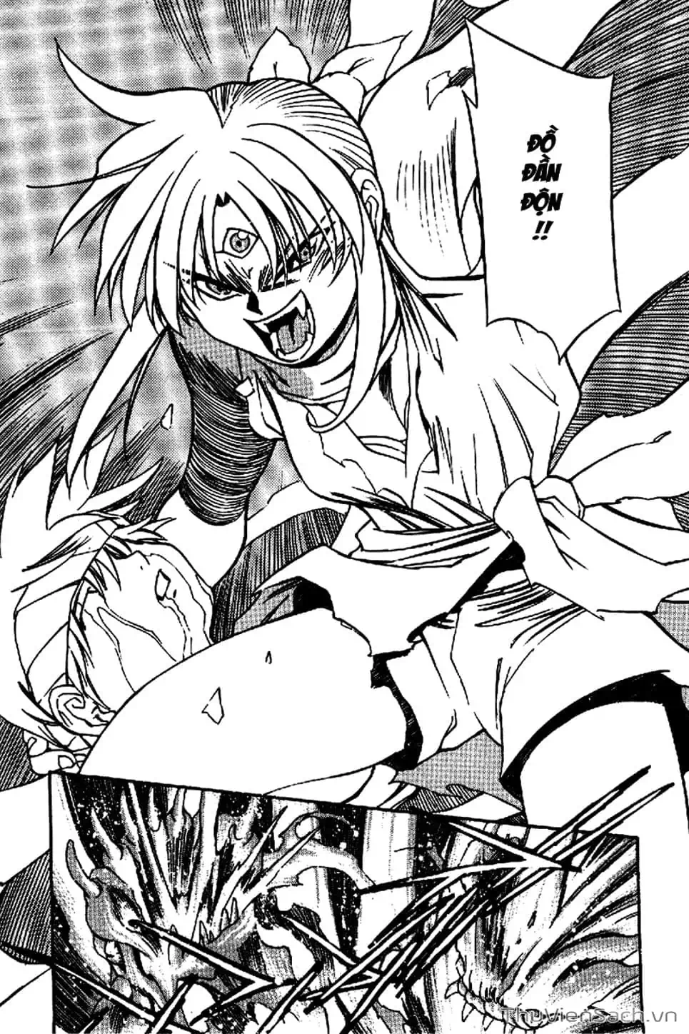 Truyện Tranh Cô Bé Ba Mắt - 3X3 Eyes trang 6