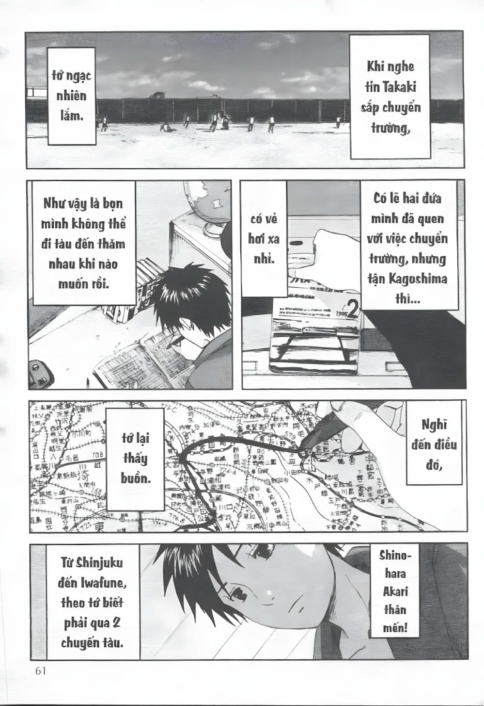 Truyện Tranh 5 Centimet Trên Giây - 5 Centimeters Per Second trang 3