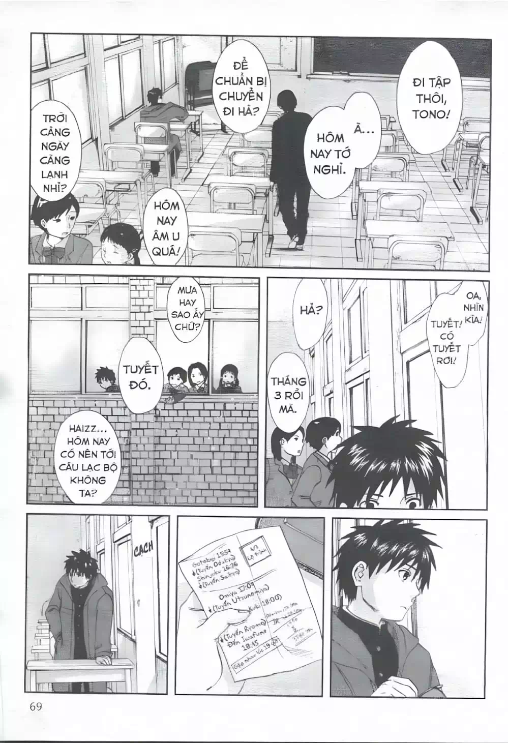 Truyện Tranh 5 Centimet Trên Giây - 5 Centimeters Per Second trang 3