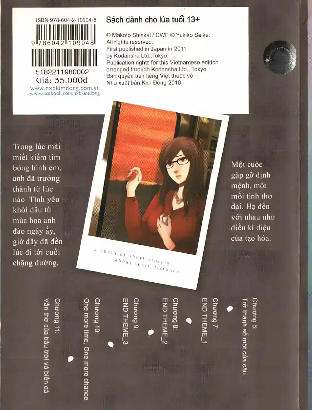 Truyện Tranh 5 Centimet Trên Giây - 5 Centimeters Per Second trang 3