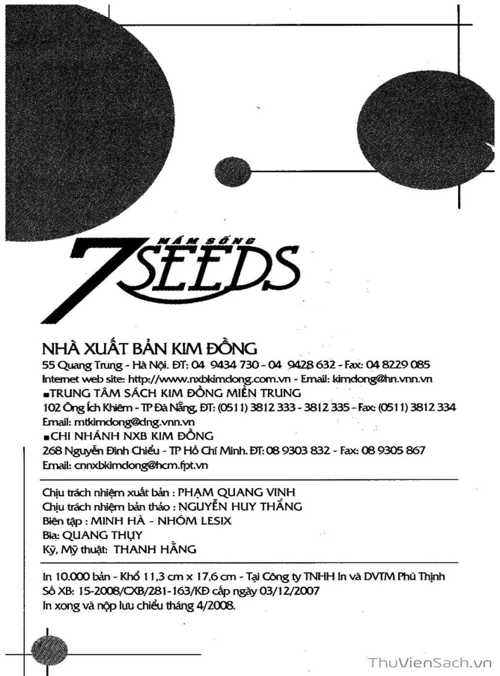 Truyện Tranh Mầm Sống - 7 Seeds trang 7