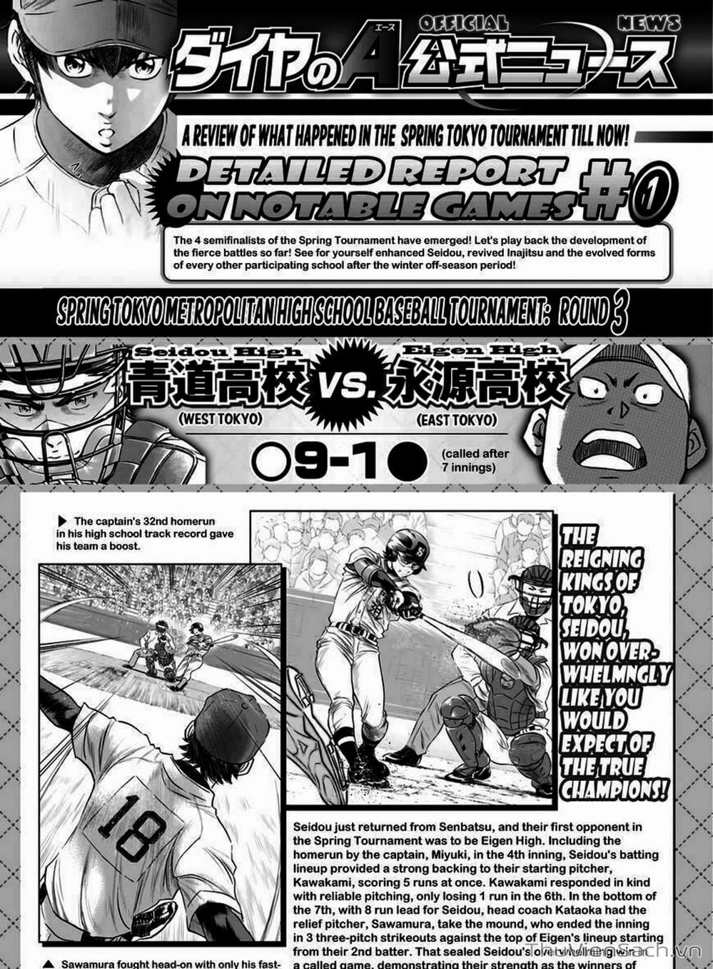 Truyện Tranh Đội Bóng Chày Siêu Đẳng - Ace Of Diamond trang 5