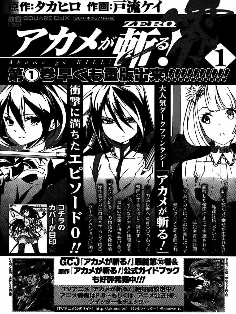 Truyện Tranh Xích Nhãn Sát Thủ - Akame Ga Kill! trang 7