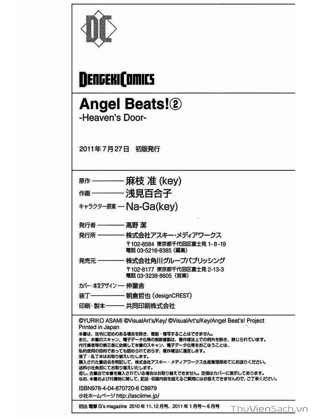 Truyện Tranh Angel Beats! Heaven’s Door trang 6