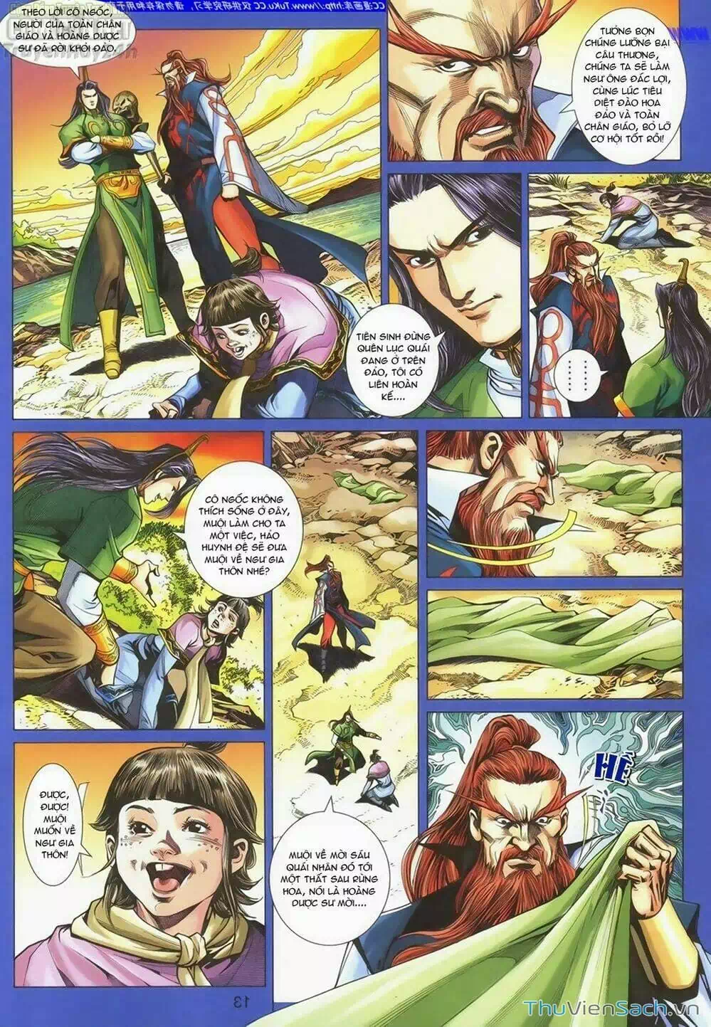 Truyện Tranh Anh Hùng Xạ Điêu - Manhua trang 4