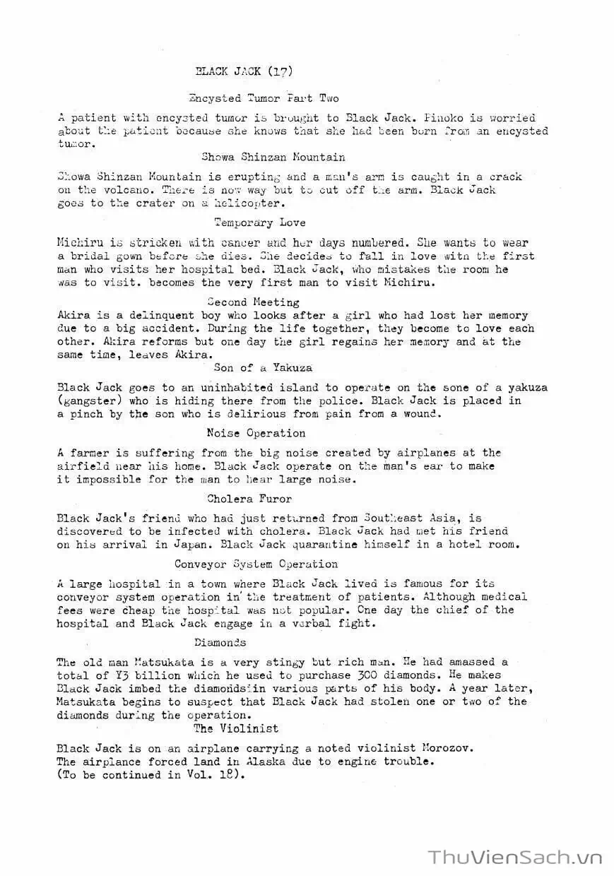 Truyện Tranh Bác Sĩ Quái Dị - Black Jack trang 3