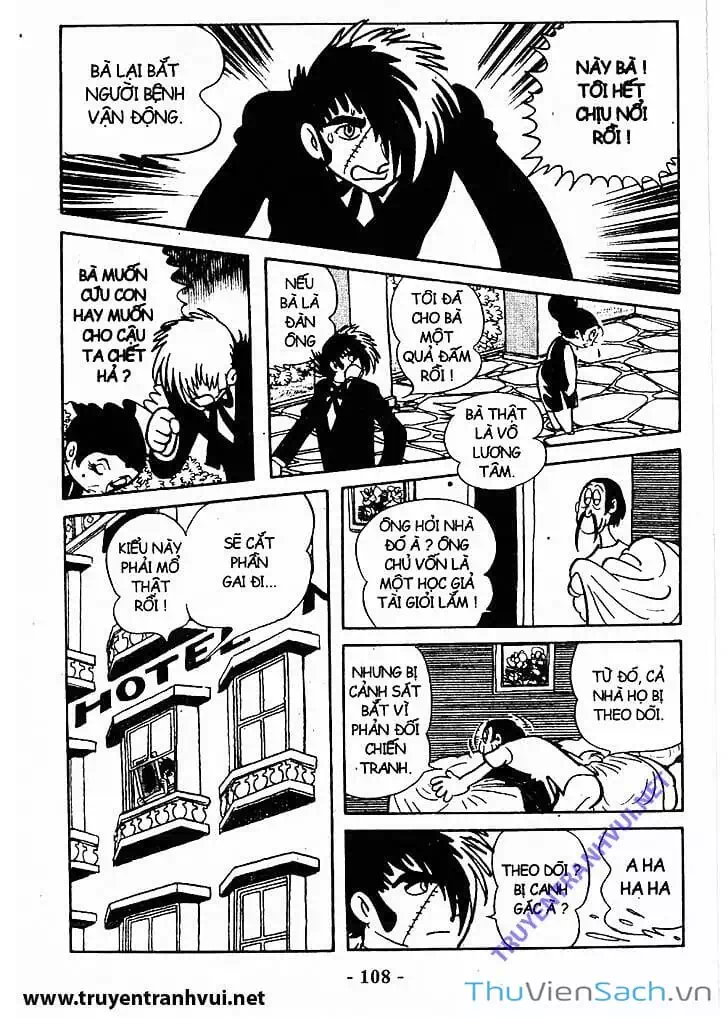 Truyện Tranh Bác Sĩ Quái Dị - Black Jack trang 3