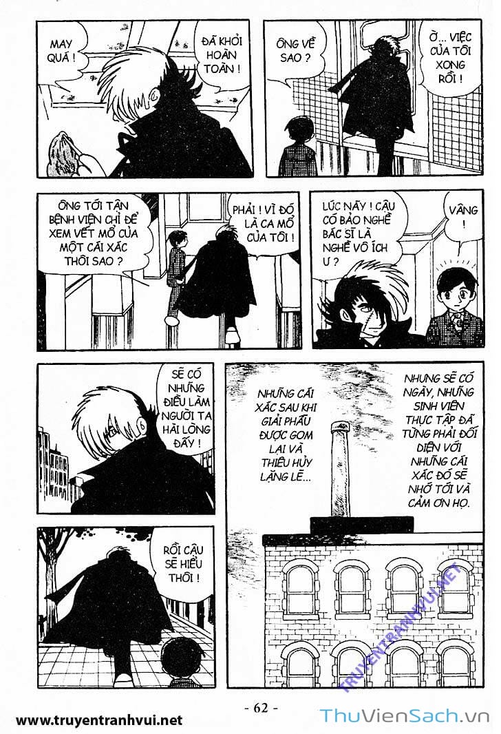 Truyện Tranh Bác Sĩ Quái Dị - Black Jack trang 3
