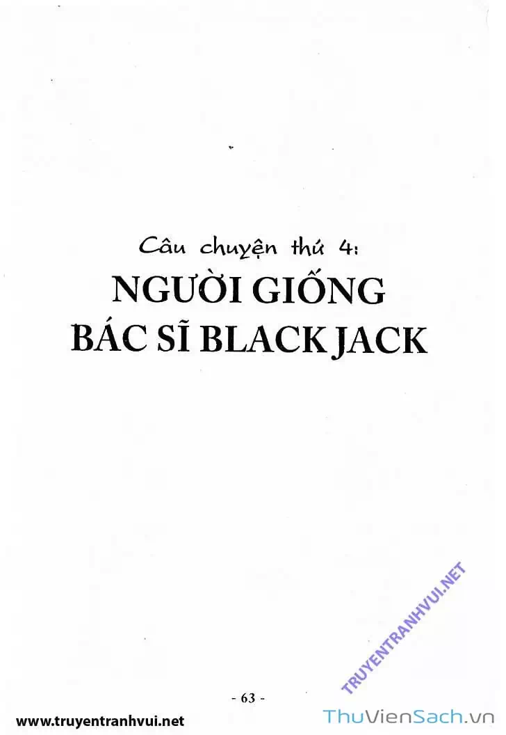 Truyện Tranh Bác Sĩ Quái Dị - Black Jack trang 3