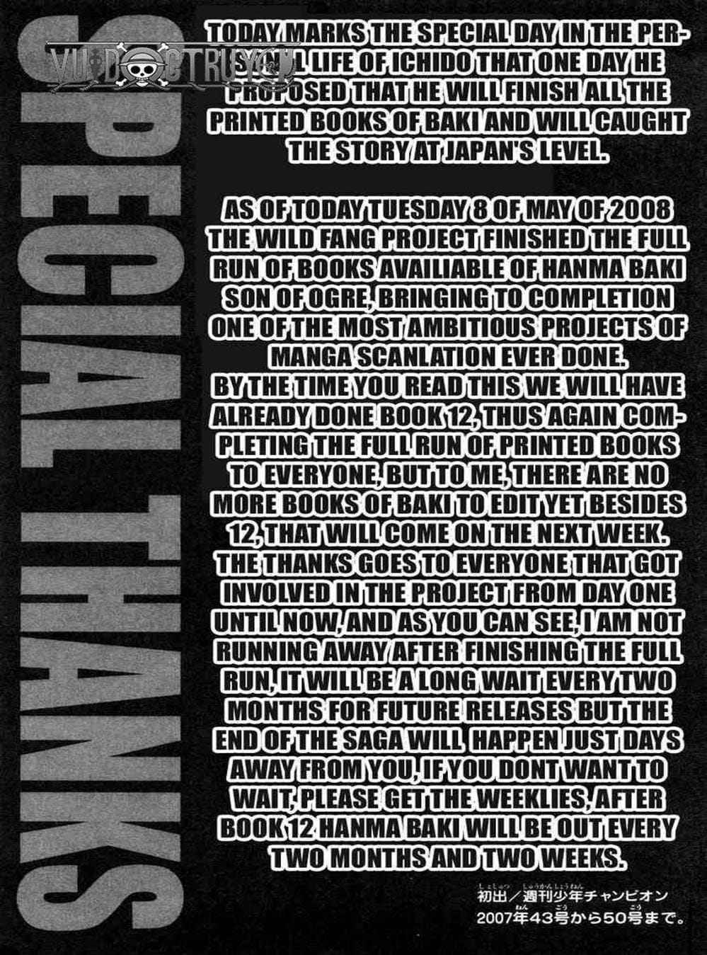 Truyện Tranh Baki - Con Trai Của Quỷ trang 5