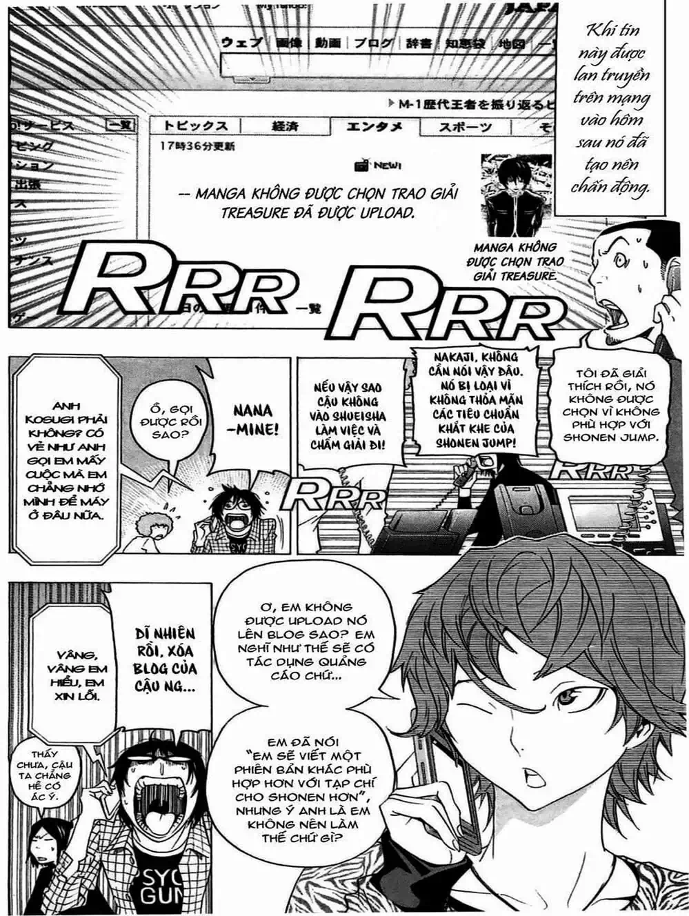 Truyện Tranh Họa Sĩ Truyện Tranh - Bakuman trang 7