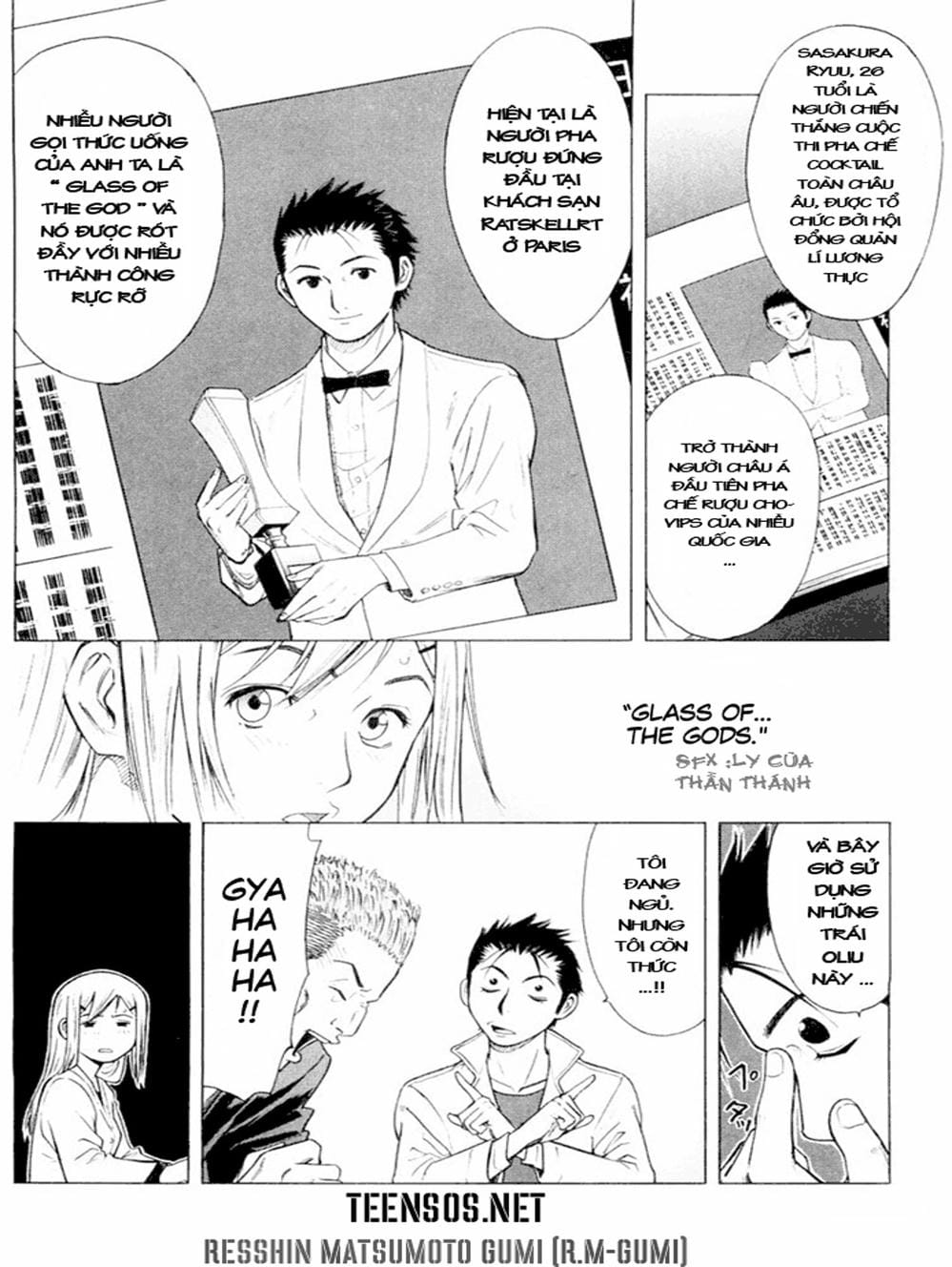 Truyện Tranh Bartender - Người Pha Chế Rượu trang 3