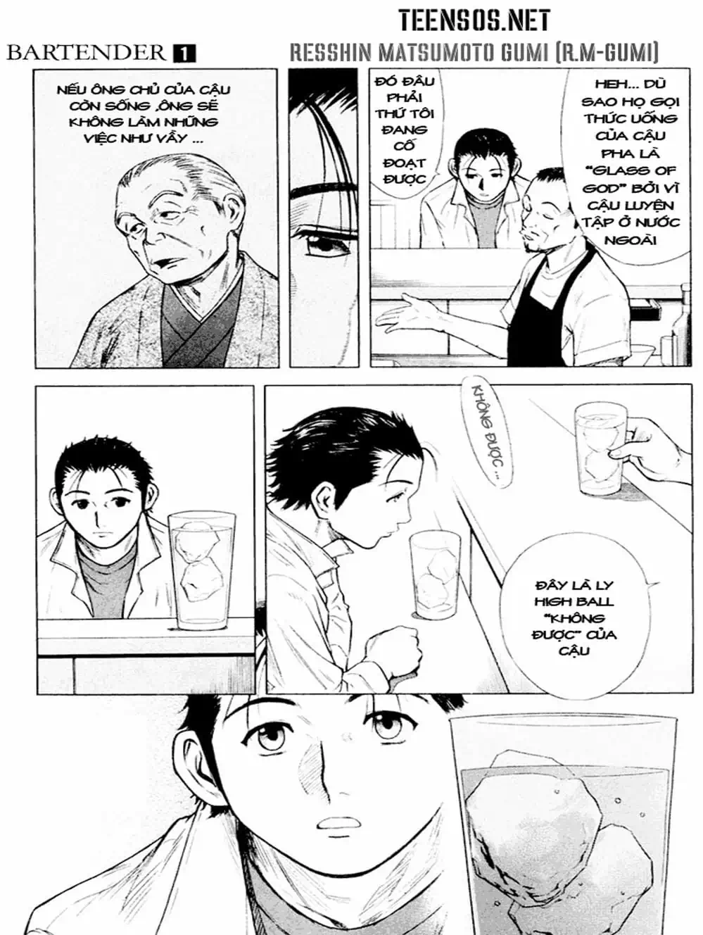 Truyện Tranh Bartender - Người Pha Chế Rượu trang 3