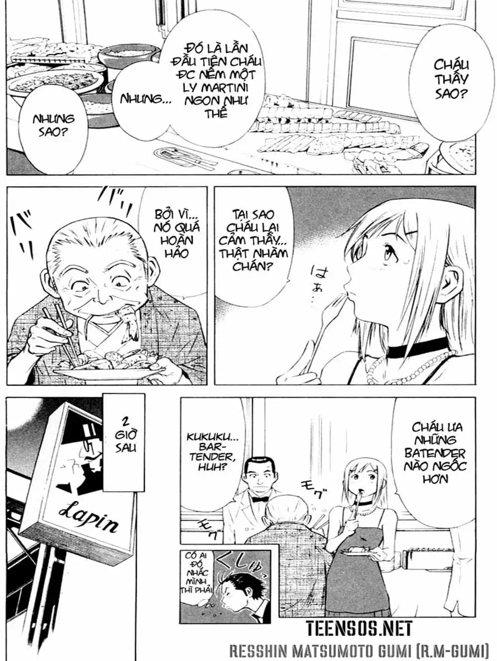 Truyện Tranh Bartender - Người Pha Chế Rượu trang 3