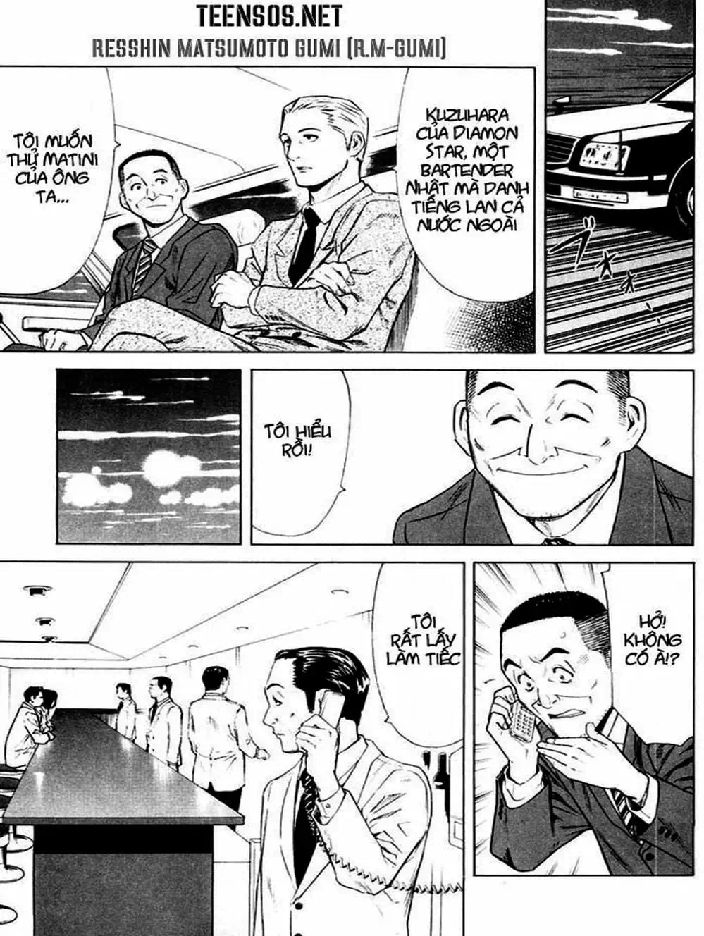 Truyện Tranh Bartender - Người Pha Chế Rượu trang 3