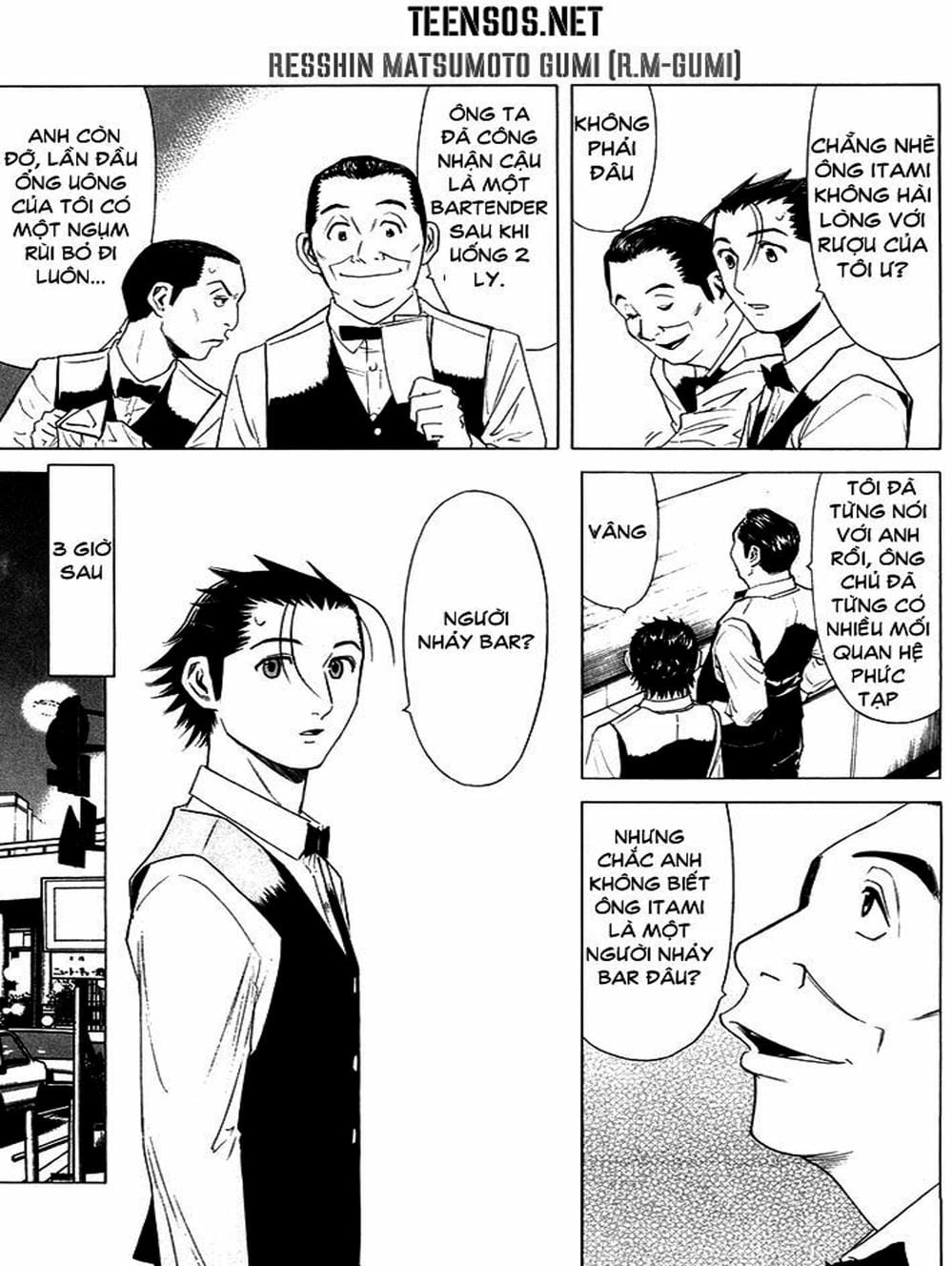 Truyện Tranh Bartender - Người Pha Chế Rượu trang 3