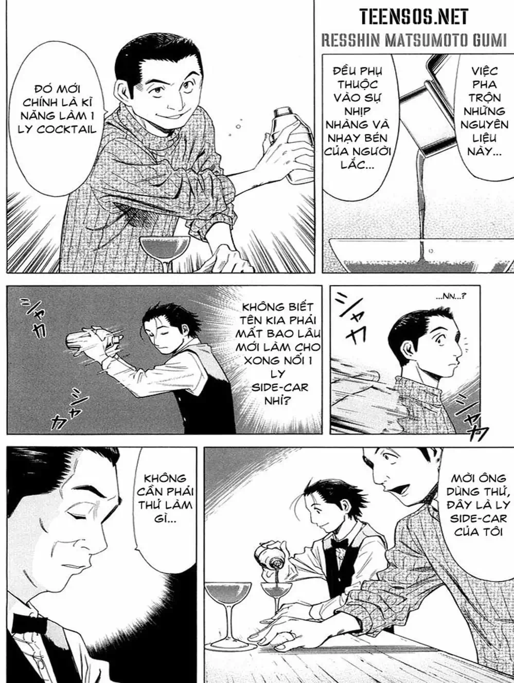 Truyện Tranh Bartender - Người Pha Chế Rượu trang 3