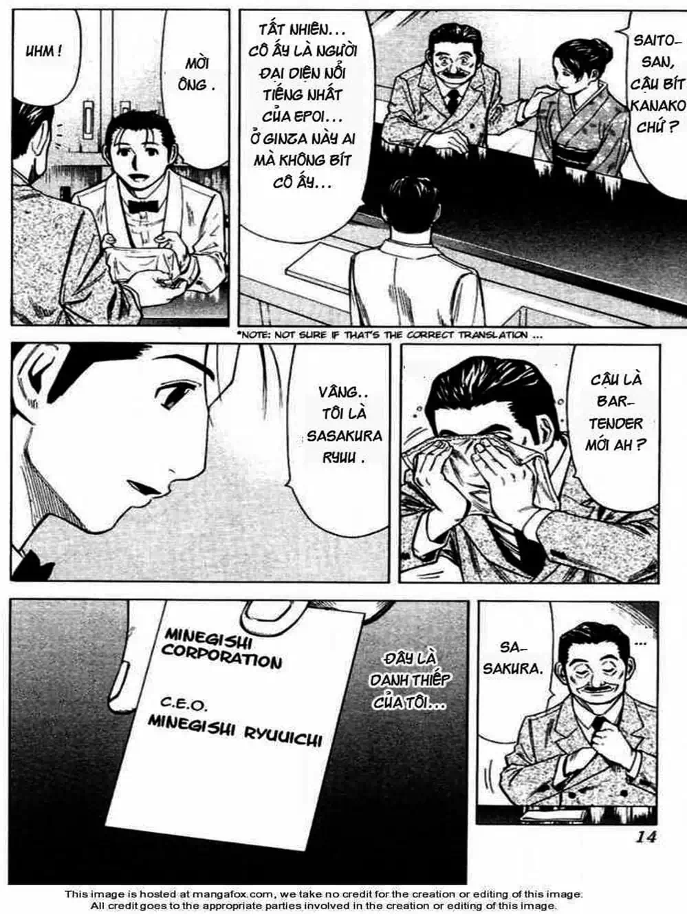 Truyện Tranh Bartender - Người Pha Chế Rượu trang 3