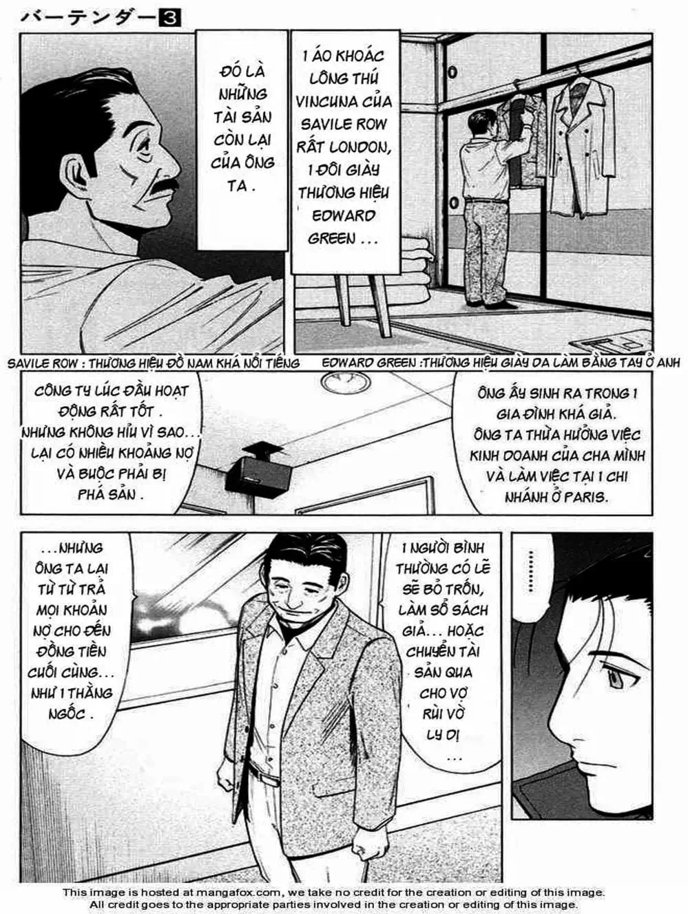 Truyện Tranh Bartender - Người Pha Chế Rượu trang 3